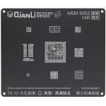 QianLi ToolPlus 3D iBlack Universal BGA Reballing Black Stencil for Andriod Phone Models MSM 8953 1A...