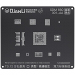 QianLi ToolPlus 3D iBlack Universal BGA Reballing Black Stencil for Andriod Phone Models SDM 660 301...