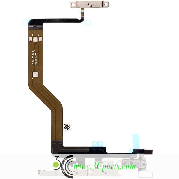 Power Button Flex Cable with Metal Bracket Assembly Replacement for iPhone 12 Pro Max