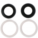Back Camera Lens with Bezel Replacement for iPhone 13 4Pcs/Set
