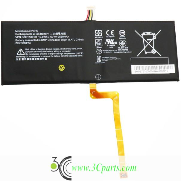 Keyboard Base Battery G3HTA001H PBP5 Replacement for Microsoft Surface Book 1785