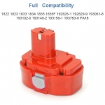 Replace battery 18V Replacement for Makita battery pack 1823 1833 1834 1835 1835F NiCD NiMH Battery