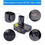 BPS18GL Battery Adapters Converter Suitable for Black&Decker & Porter Cable & Stanley Convert 18V Battery to Craftsmans