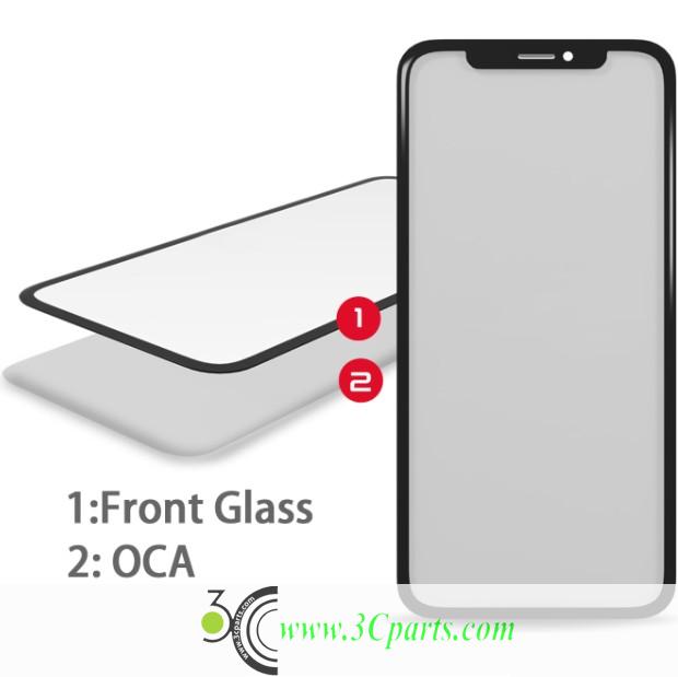 Front Glass with OCA Preinstalled Replacement for iPhone 13 Pro
