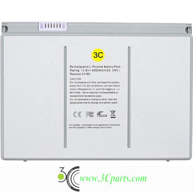 Battery A1189 ​Replacement for MacBook Pro 17" A1189 A1151 A1229 A1261 