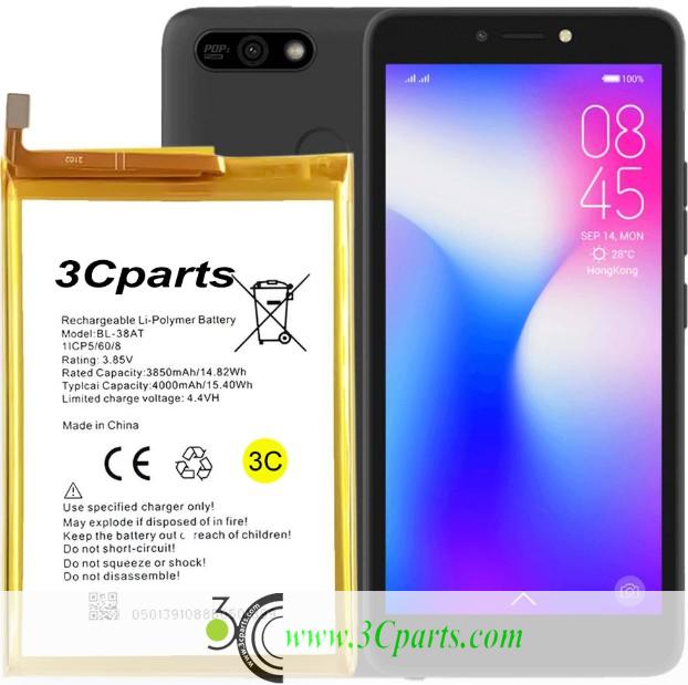 BL-38AT 4000mAh Battery Replacement for Tecno POP 2 Power & BP1 & B1P 