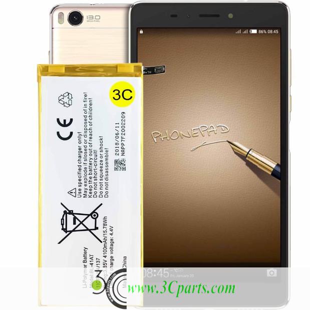 BL-41AT 4100mAh Battery Replacement for Tecno 7E / PP7F Pro / Phonepad3