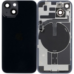 Back Cover Glass with Back Panel Frame Replacement for iPhone 14 Plus