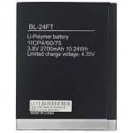BL-24FT 2700mAh Li-ion Polyer Battery Replacement For Tecno F2 Lite/ Tecno F2 LTE