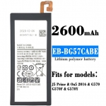 EB-BG57CABE 2400mAh Li-ion Polyer Battery Replacement for Samsung Galaxy J5 Prime On5 2016 G57C G570F G570Y J570 G570