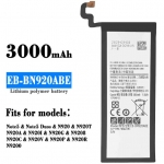 EB-BN920ABE 3000mAh Li-ion Polyer Battery Replacement for Samsung Galaxy Note 5 Note 5 Duos N9200 N9208 N920 N920T N920A