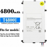 T4800U 4800mah Li-ion Polyer Battery Replacement for Samsung Galaxy Tab Pro 8.4 SM-T320 SM-T321 SM-T325 T320 T325 T321