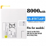EB-BT875ABY 8000mah Li-ion Polyer Battery Replacement for Samsung Galaxy Tab S7 / S8 SM-T875 SM-T876 X700 X706
