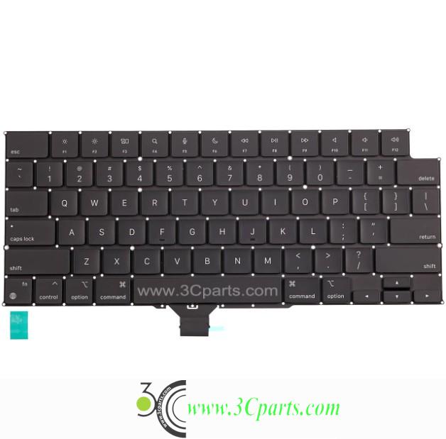 Keyboard US UK SP GE RU FR EU JP He Br Ko Du Ar Po iT Repair Parts for MacBook Pro M1 14" A2442 2021