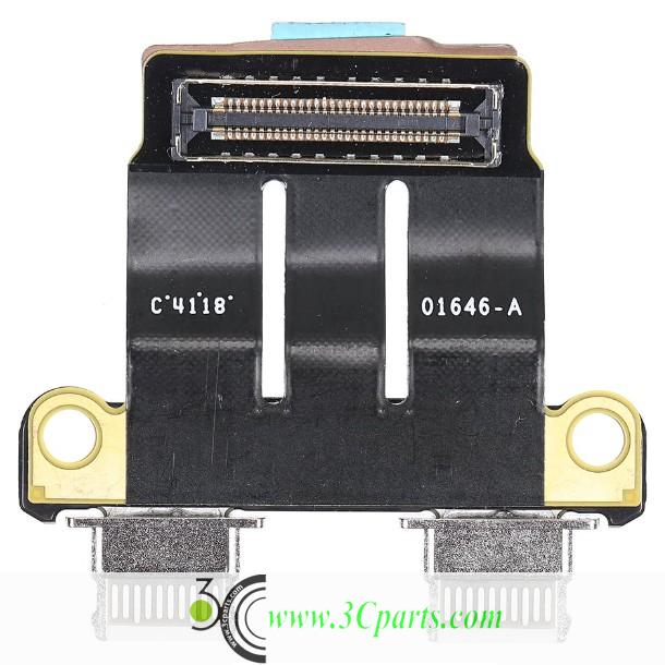 Type-C USB I/O Board Connector Replacement for MacBook A1989/A1990/A2159/A2251/A2289/A2141/A2338 (Mid 2018, Late 2020)