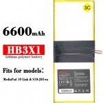 HB3X1 6600mah Li-Polymer Battery Replacement For Huawei MediaPad 10 Link S10-201wa 3.7V S10-231U/201wa/201u/231w