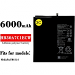 HB30A7C1ECW 6000mah Li-Polymer Battery Replacement For Huawei MediaPad M6 8.4