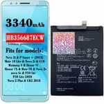 HB356687ECW 3340mah Li-Polymer Battery Replacement For Huawei Nova 2 Plus BAC-AL00 Honor Play 7X Honor 30 Lite