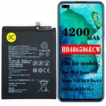 HB486586ECW 4200mah Li-Polymer Battery Replacement For Huawei Honor V30 Mate 30 Nova 6 5G P40 Lite