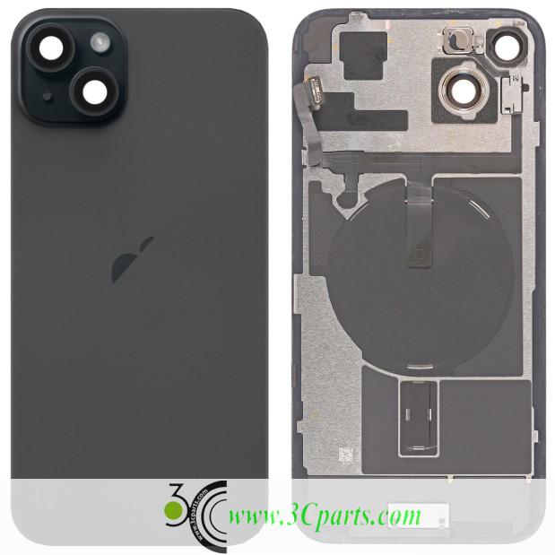 Back Cover Glass With Back Panel Replacement For iPhone 15 Plus