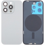 Battery Back Cover Glass with Camera Lens Cover Replacement For iPhone 16 Pro