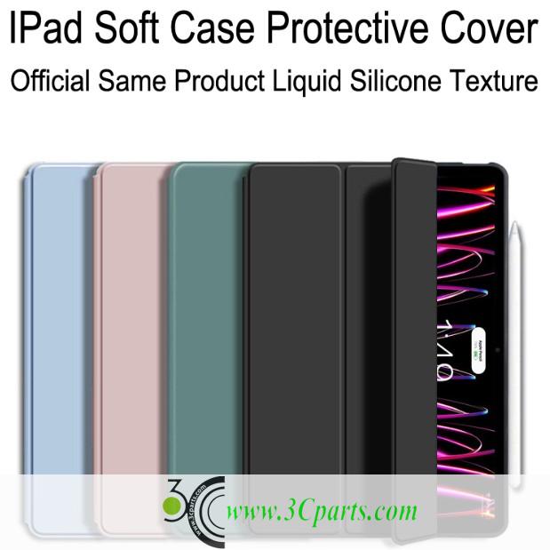 Silicone protective case without touch pen slot suitable for iPad series, iPad Mini series, iPad Pro series, iPad Air se